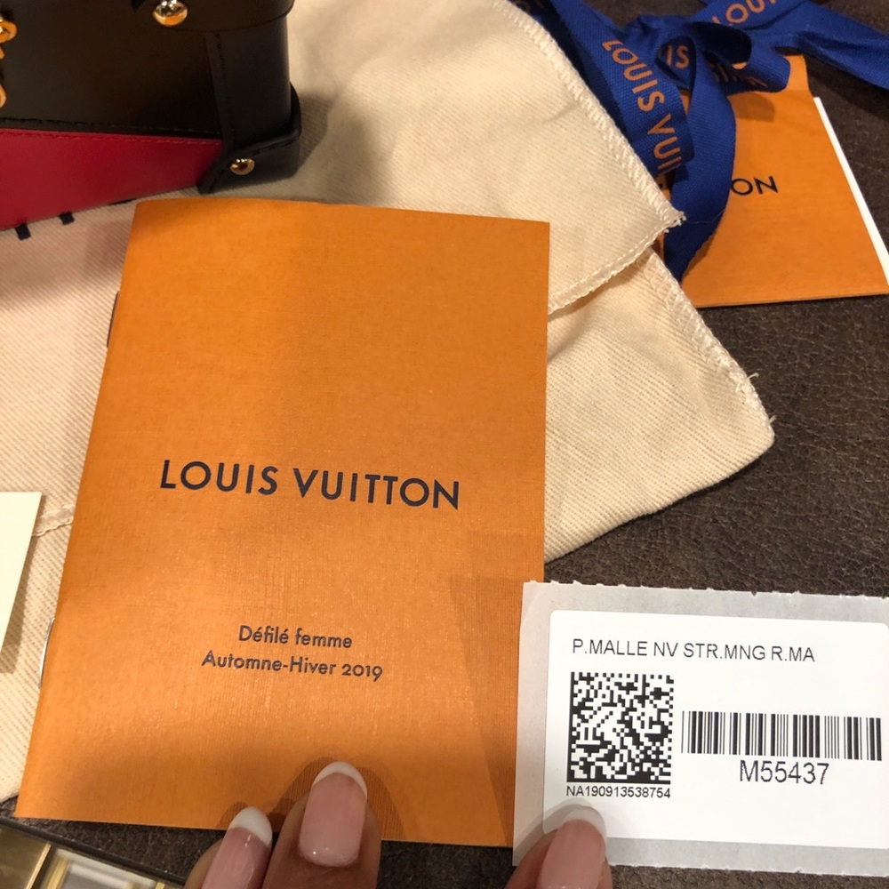 NWT.  Louis Vuitton Petite Malle! 💯 - Picture 8 of 8